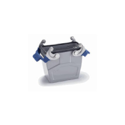 Capot câble à câble 16B, Aluminium moulé sous pression, IP67, Sortie verticale, PG29
